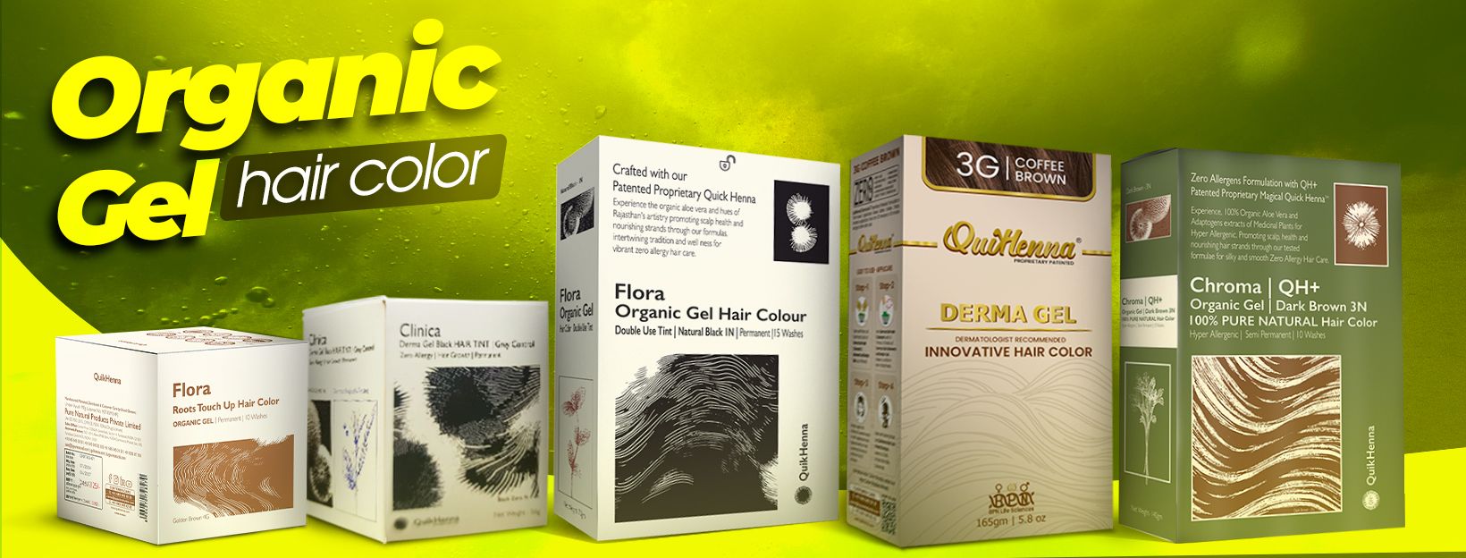Organic Gel Hair Colors