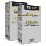 QH+ QuikHenna CLINICA Organic Gel Innovative Derma Hair Color 165gm- 1N Natural Black - buyPureNaturals