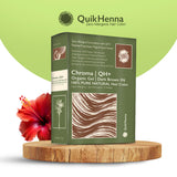 QH+ QuikHenna CHROMA Organic Gel 100% Pure Natural Zero Allergens Hair Color- 140gm - BuyPureNaturals