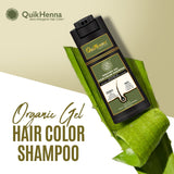 EVARA | QH+ Organic Gel Hair Colour Shampoo - 200ml- Soft Black-2N
