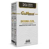 QH+ QuikHenna CLINICA Organic Gel Innovative Derma Hair Color 165gm- 2G Ebony Black - buyPureNaturals