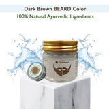 QH+ QuikHenna CLINICA Organic Gel Derma Dark Brown Beard Color- 72gm- 3N - BuyPureNaturals