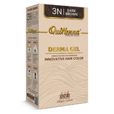QH+ QuikHenna CLINICA Organic Gel Innovative Derma Hair Color 165gm- 3N Dark Brown - buyPureNaturals