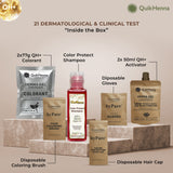 QH+ QuikHenna CLINICA Organic Gel Innovative Derma Hair Color 165gm- 9RG Burgundy - buyPureNaturals