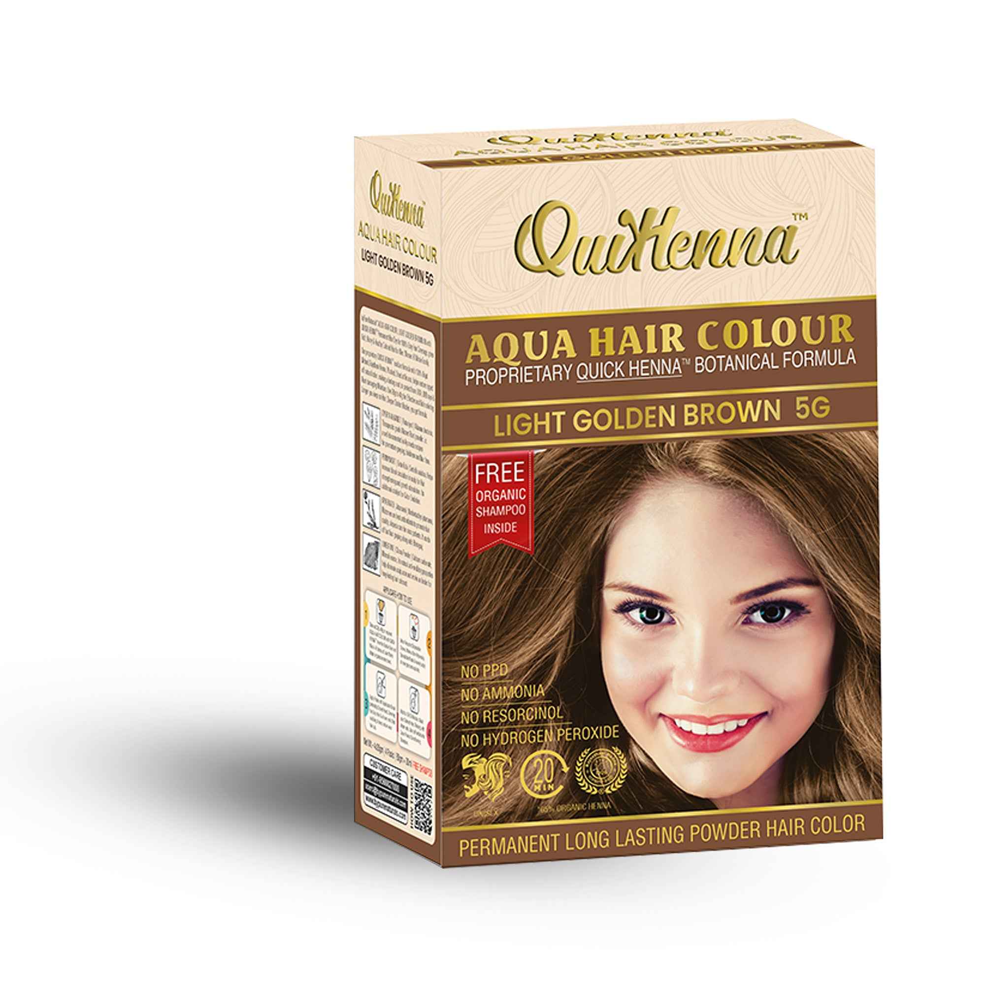 QuikHenna Aqua Powder Hair Colour- 110 Gm