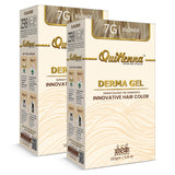 QH+ QuikHenna CLINICA Organic Gel Innovative Derma Hair Color 165gm - 7G Blonde - buyPureNaturals