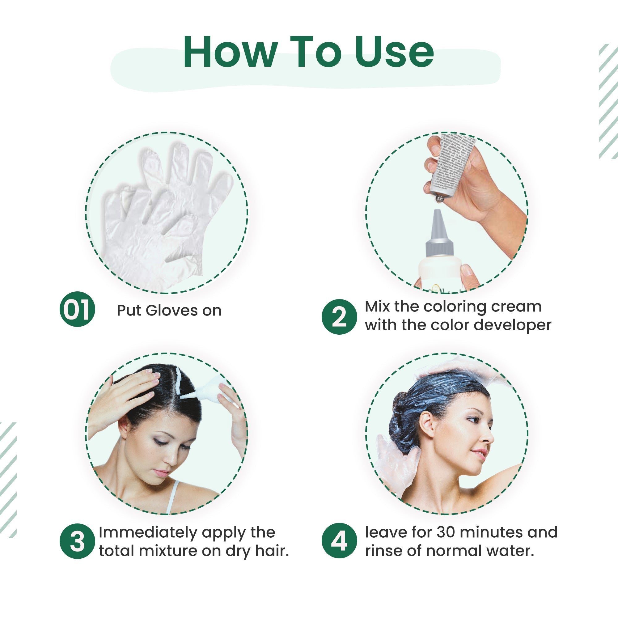 Aequo Organic Cream Hair Color Salon Pack- 120ml