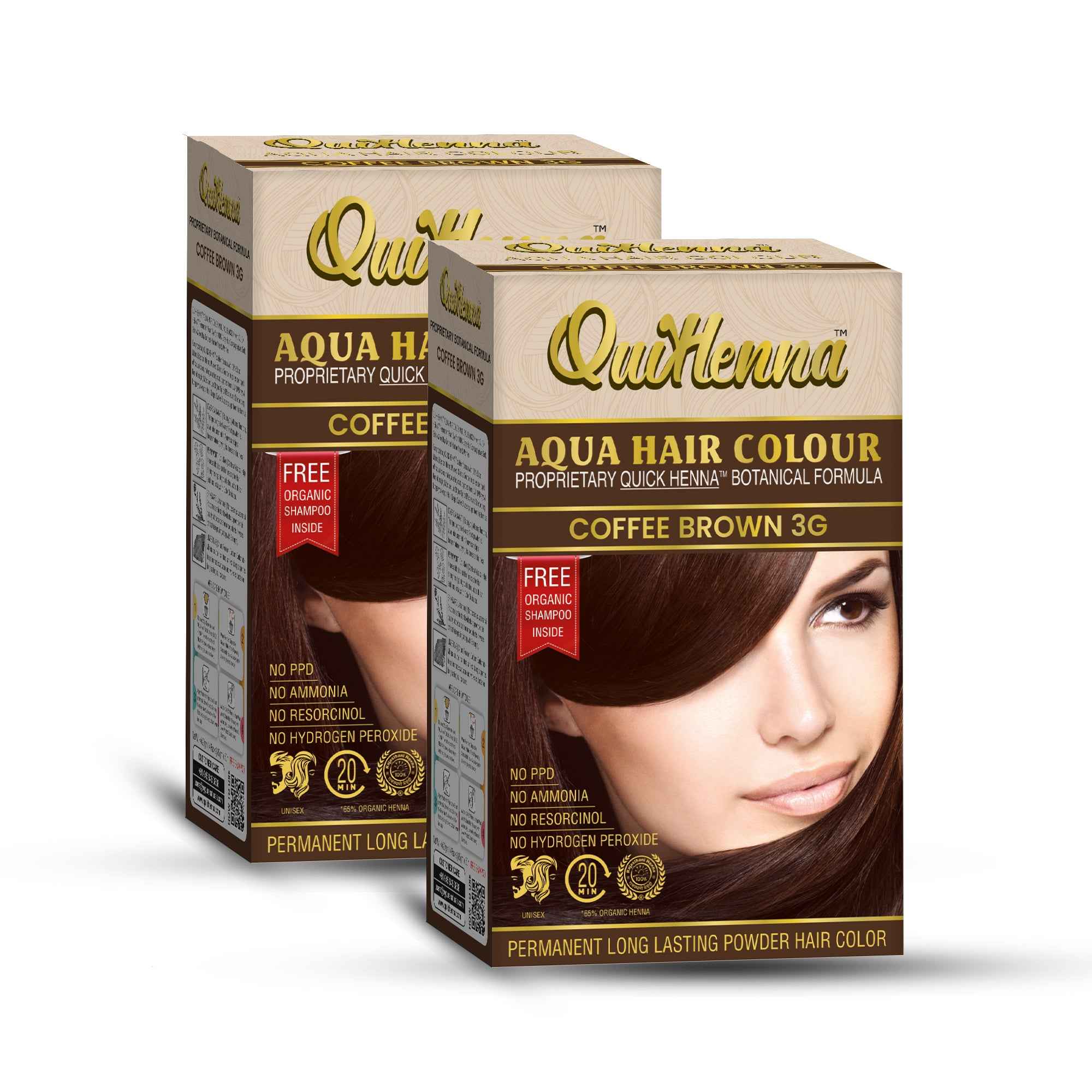 QuikHenna Aqua Powder Hair Colour- 110 Gm