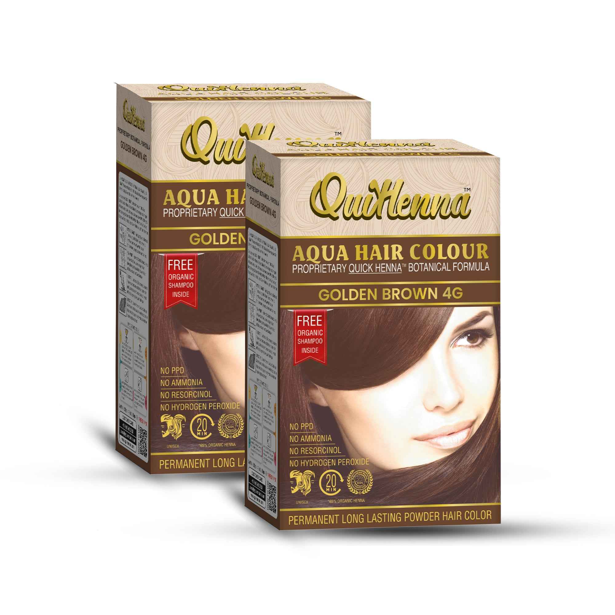 QuikHenna Aqua Powder Hair Colour- 110 Gm