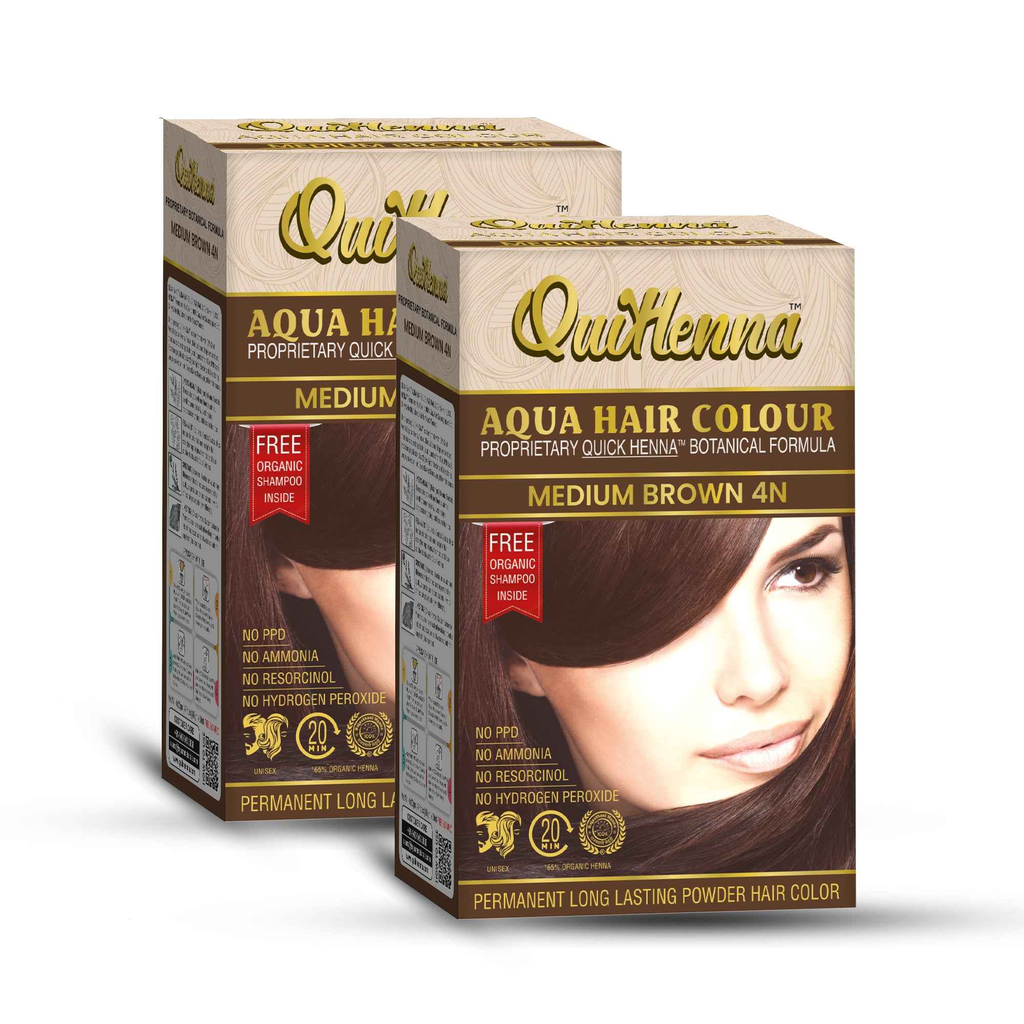 QuikHenna Aqua Powder Hair Colour- 110 Gm