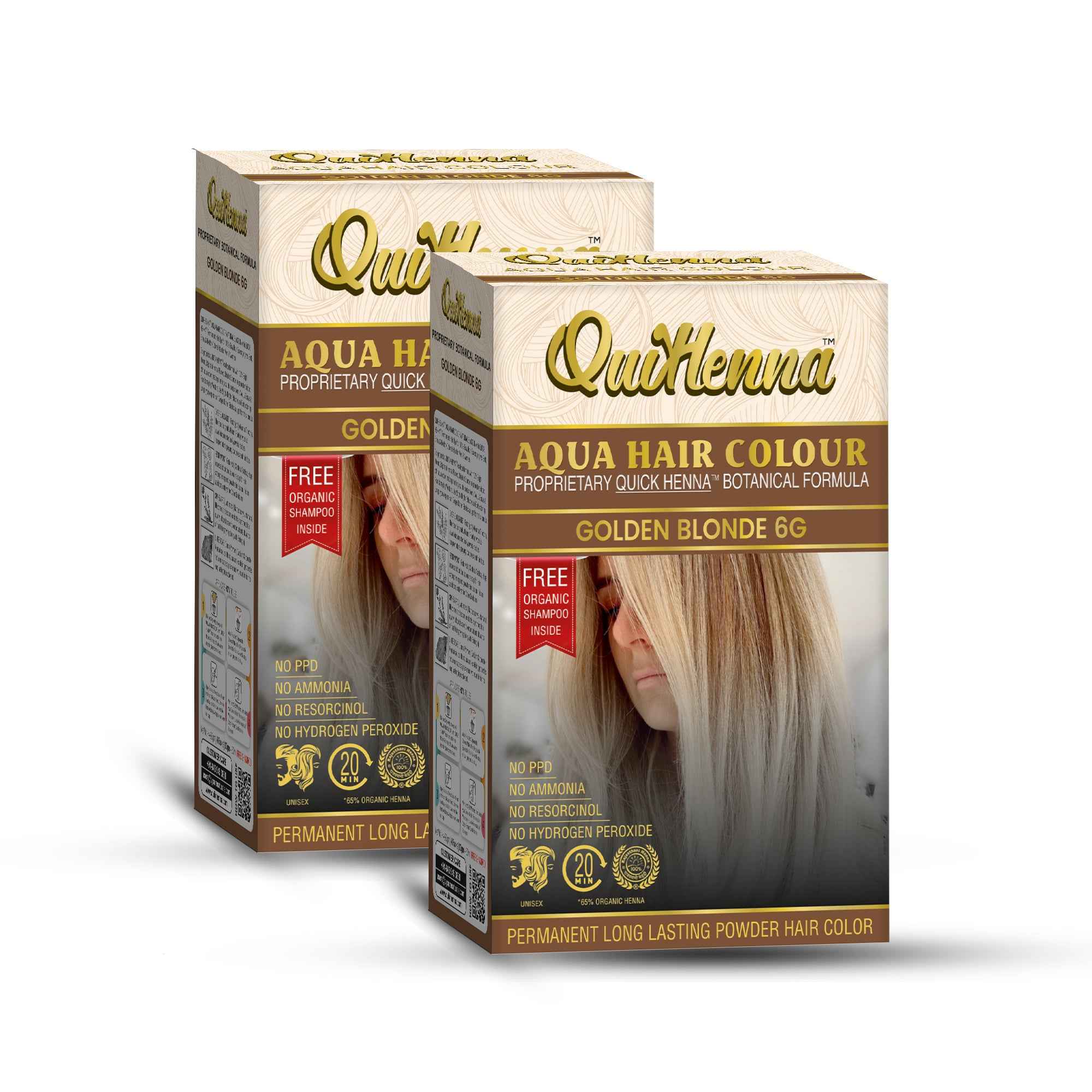 QuikHenna Aqua Powder Hair Colour- 110 Gm