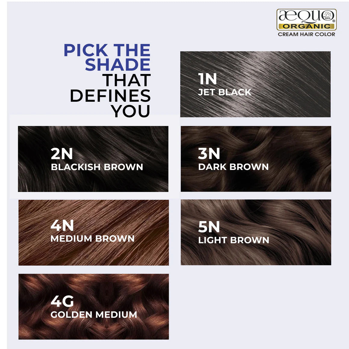 Aequo Organic Cream Hair Colour for Women- 170ml