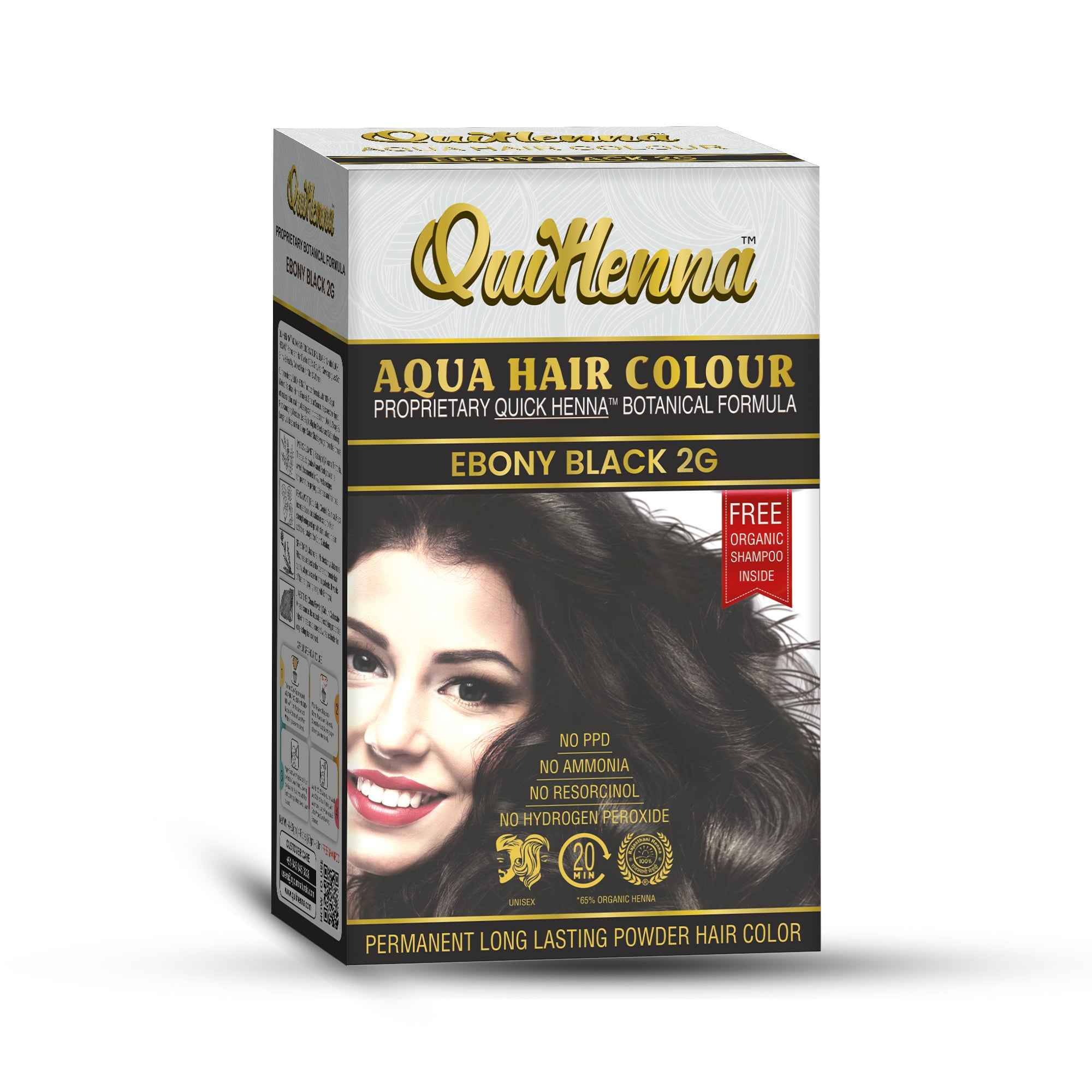 QuikHenna Aqua Powder Hair Colour- 110 Gm