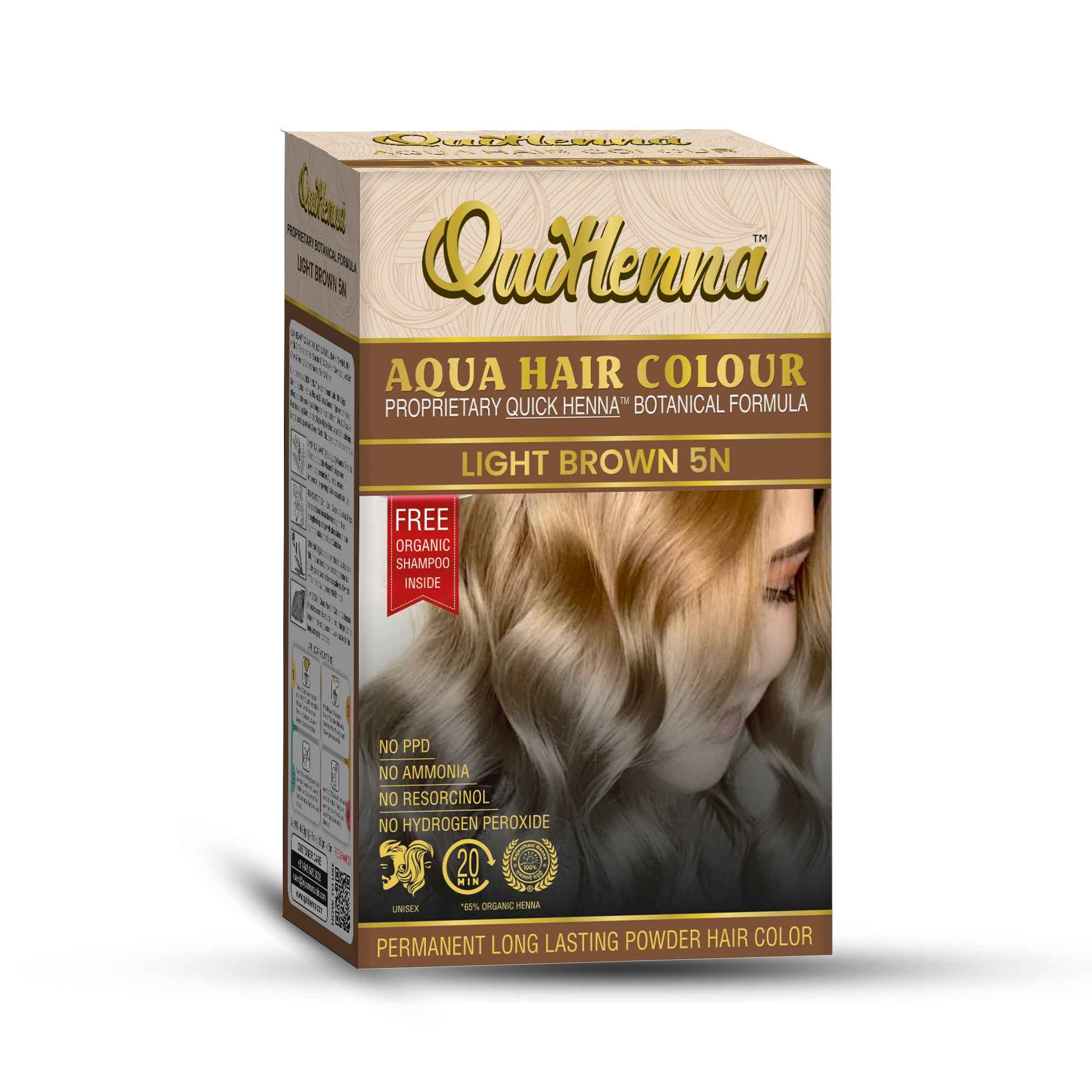 QuikHenna Aqua Powder Hair Colour- 110 Gm