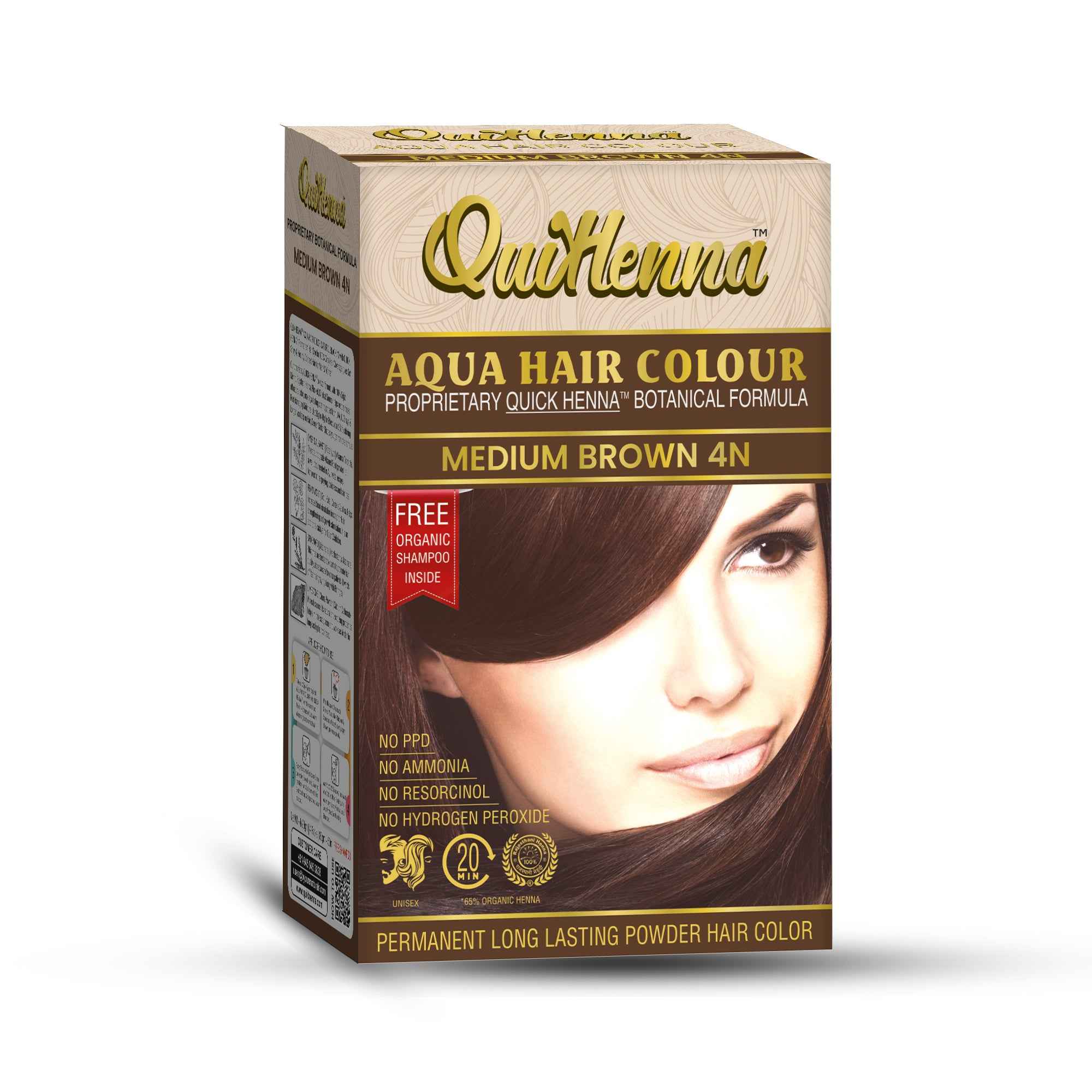 QuikHenna Aqua Powder Hair Colour- 110 Gm