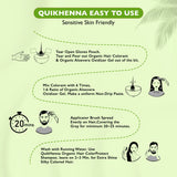 QH+ QuikHenna FLORA Organic Gel Double Use Hair Color- 70gm - BuyPureNaturals