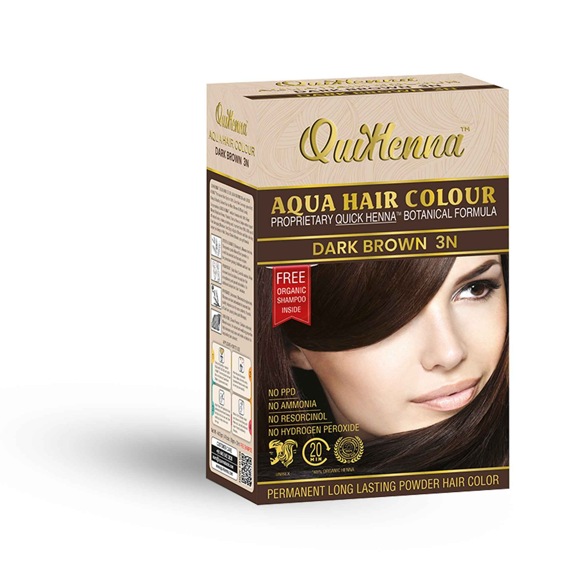 QuikHenna Aqua Powder Hair Colour- 110 Gm
