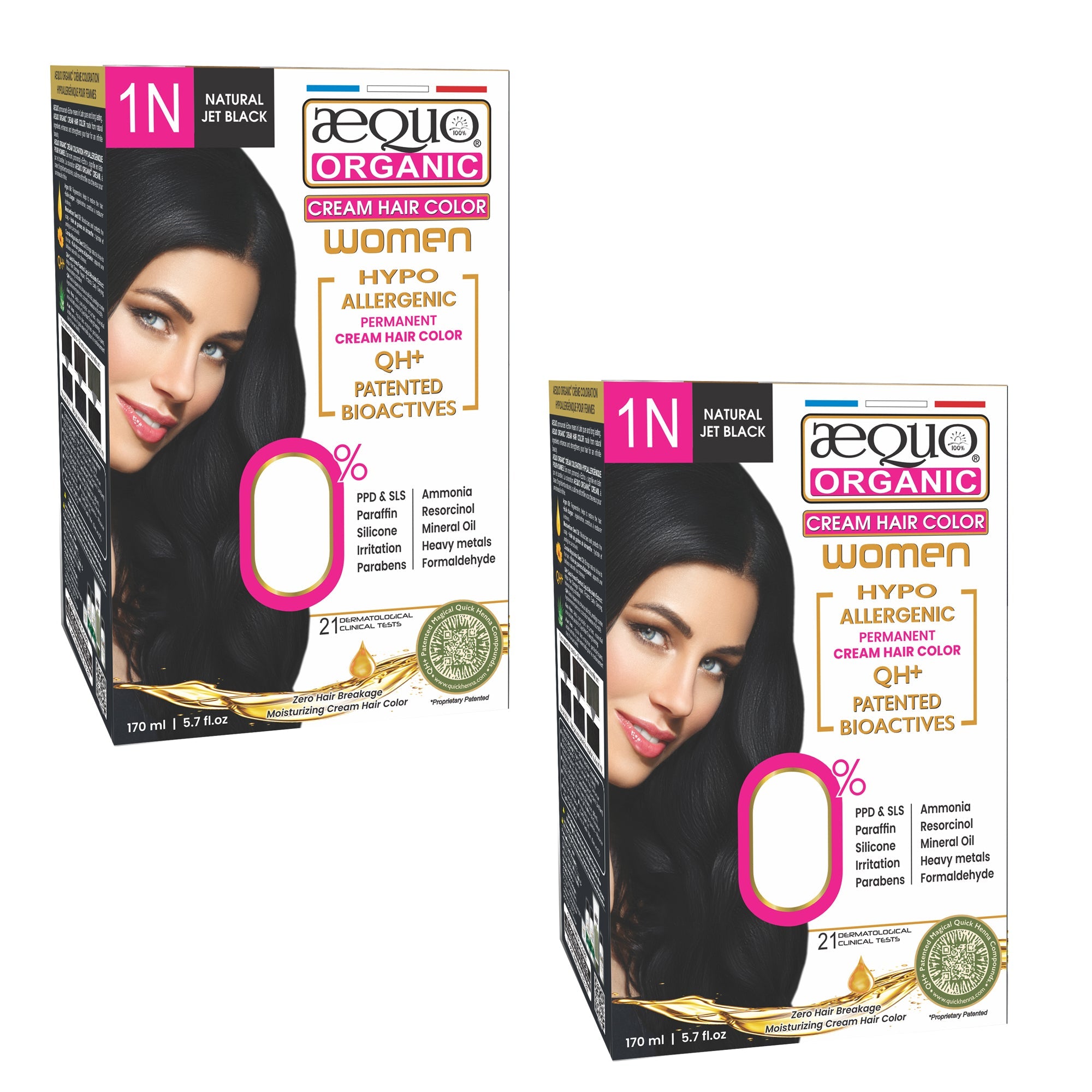 Aequo Organic Cream Hair Colour for Women- 170ml