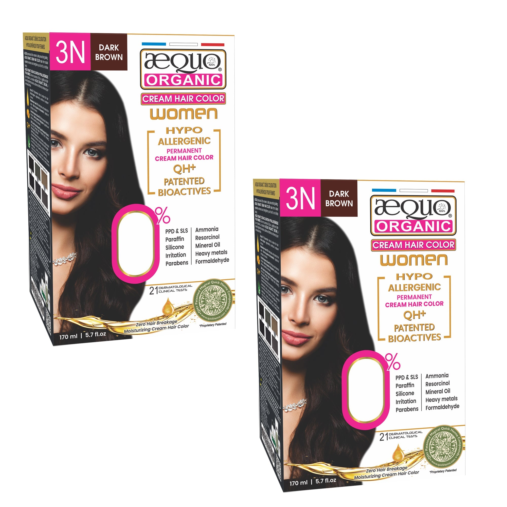 Aequo Organic Cream Hair Colour for Women- 170ml