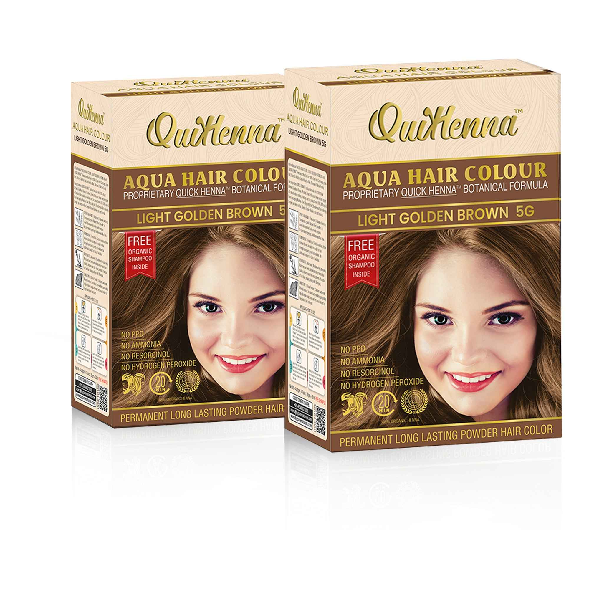 QuikHenna Aqua Powder Hair Colour- 110 Gm