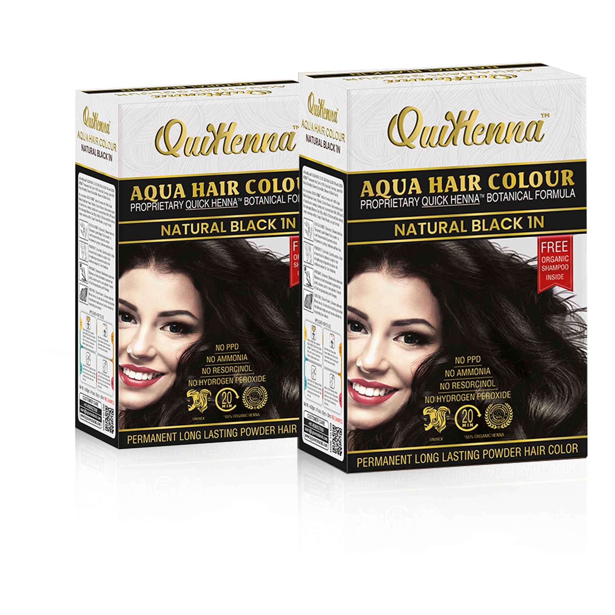 QuikHenna Aqua Powder Hair Colour- 110 Gm