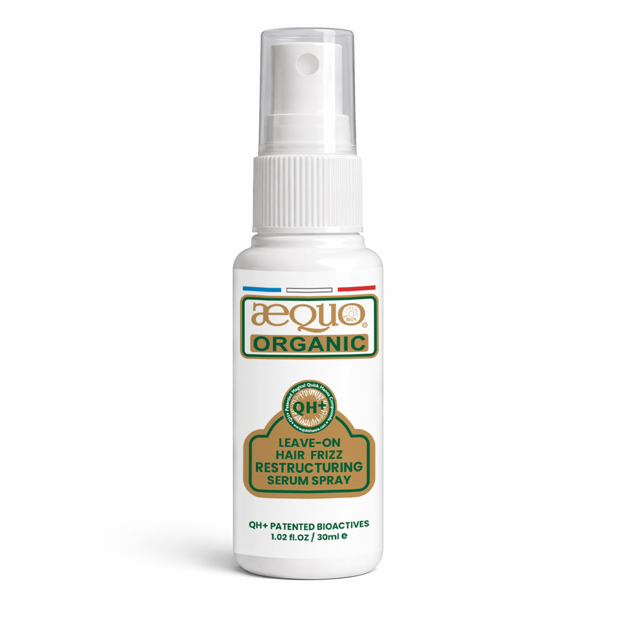 QH+ Aequo Organic Leave On Hair Frizz Restructuring Serum Spray- 30ml
